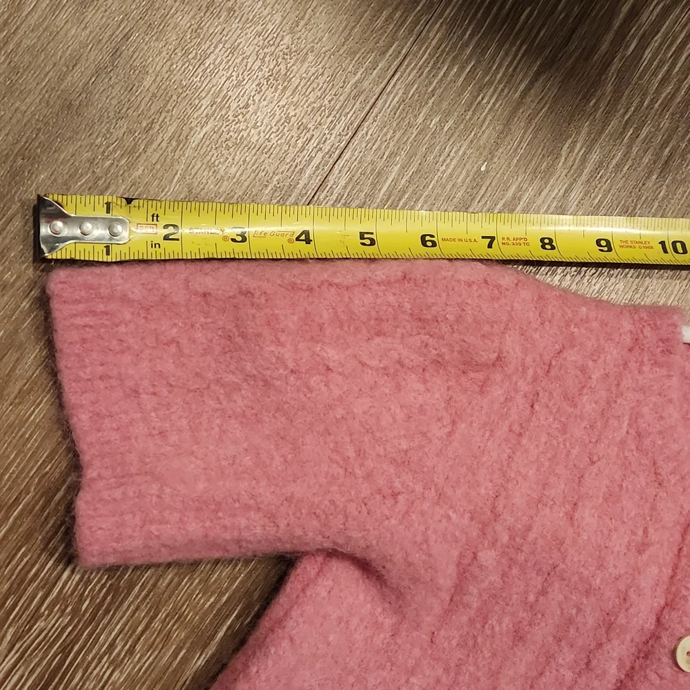 TACH Pink Dalia Button-Up Crop Sweater - Picture 13 of 13